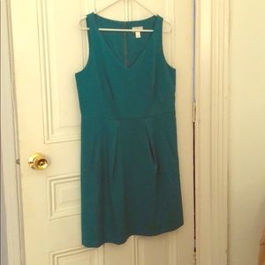 Loft green dress